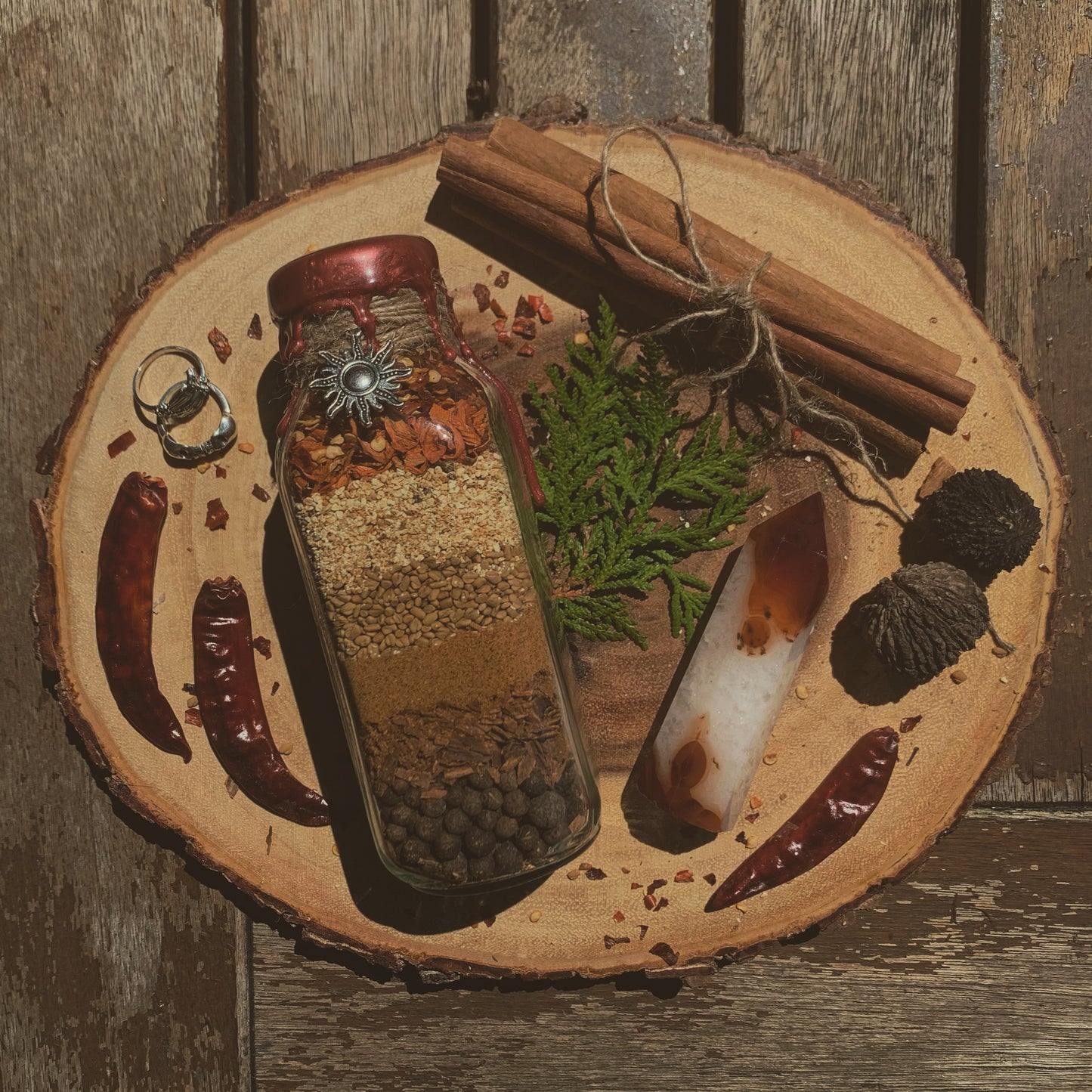 The Fire Witch XL Spell Bottle | Amplification, Creativity + Self-Confidence | Solar Magick