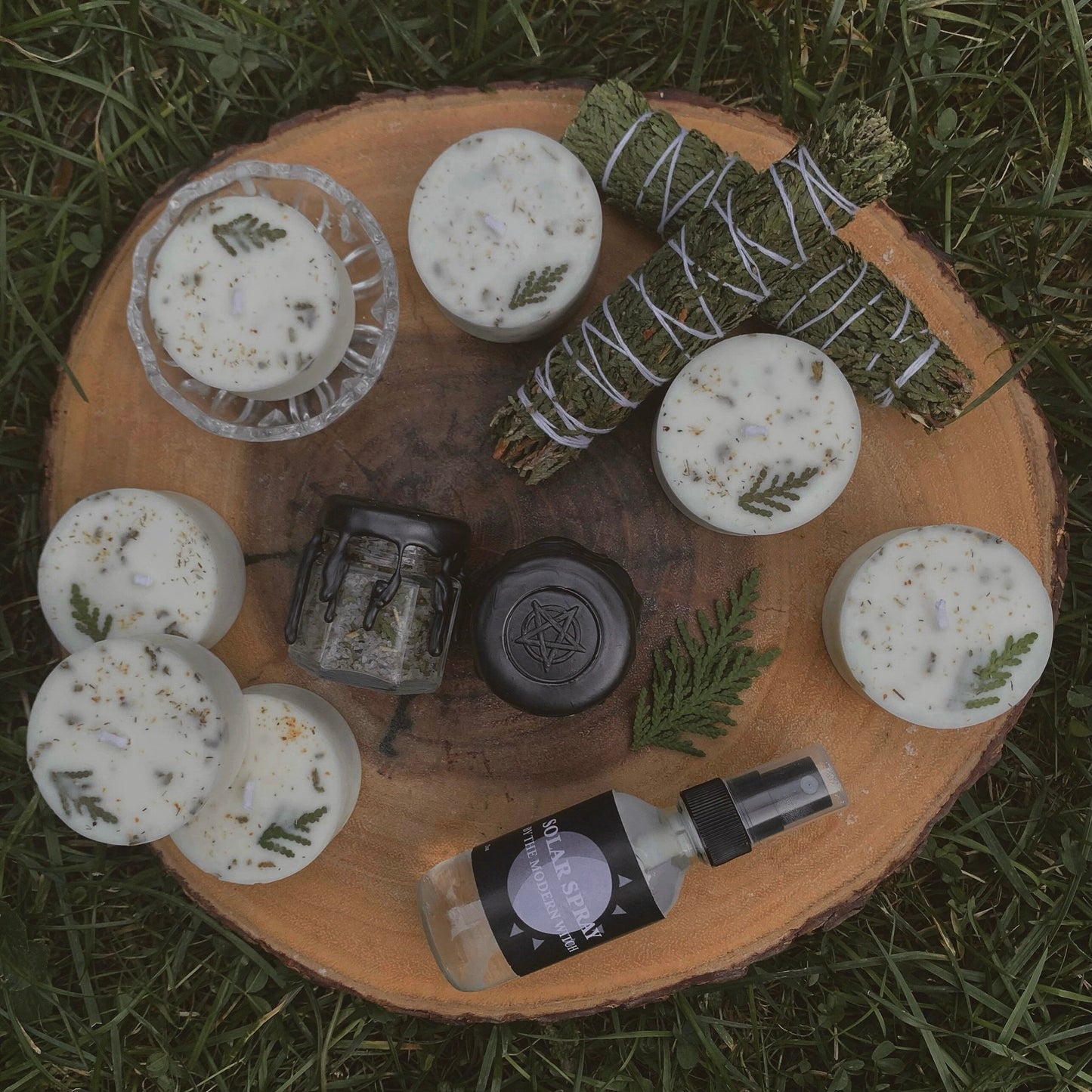 Cedar Smoke Cleansing Bundle | Wildcrafted Purifying Wand