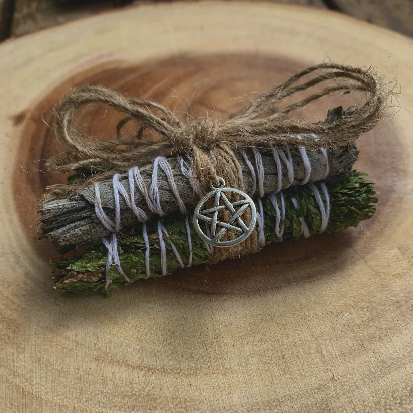 Mini Smoke Cleansing Bundles | Set of 3 Wildcrafted Purifying Wands | Garden Sage, Cedar + Juniper