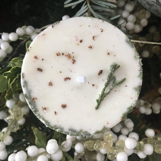 Protection Mini Spell Candle | Sandalwood, Blackberry + Clove | Warding + Shielding | Handmade with Soy Wax