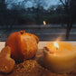 Prosperity Mini Spell Candle | Bergamot, Orange + Patchouli | Abundance, Creativity + Success | Handmade with Soy Wax