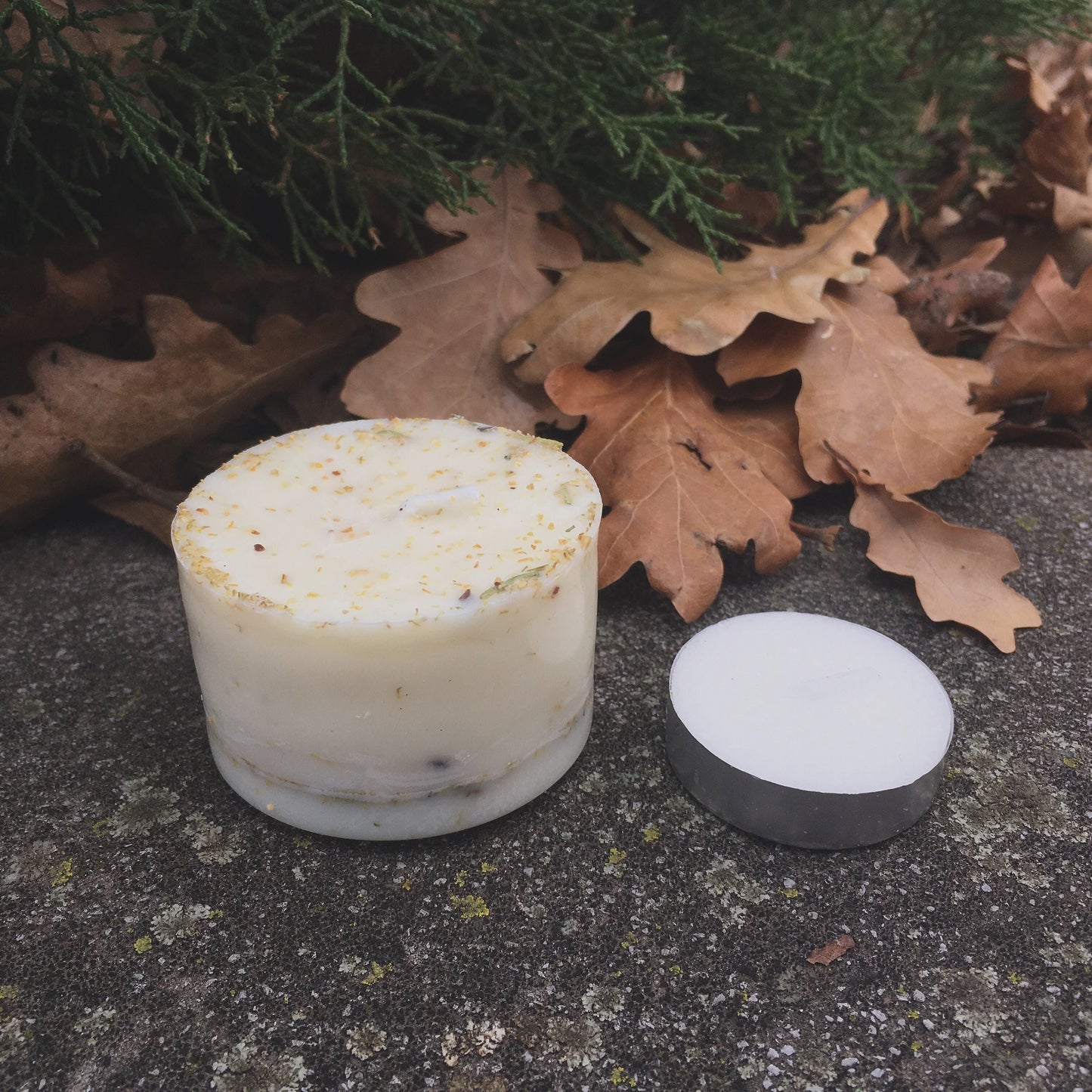 Healing Mini Spell Candle | Rosemary, Chamomile + Lemongrass | Positivity + Rejuvenation | Handmade with Soy Wax