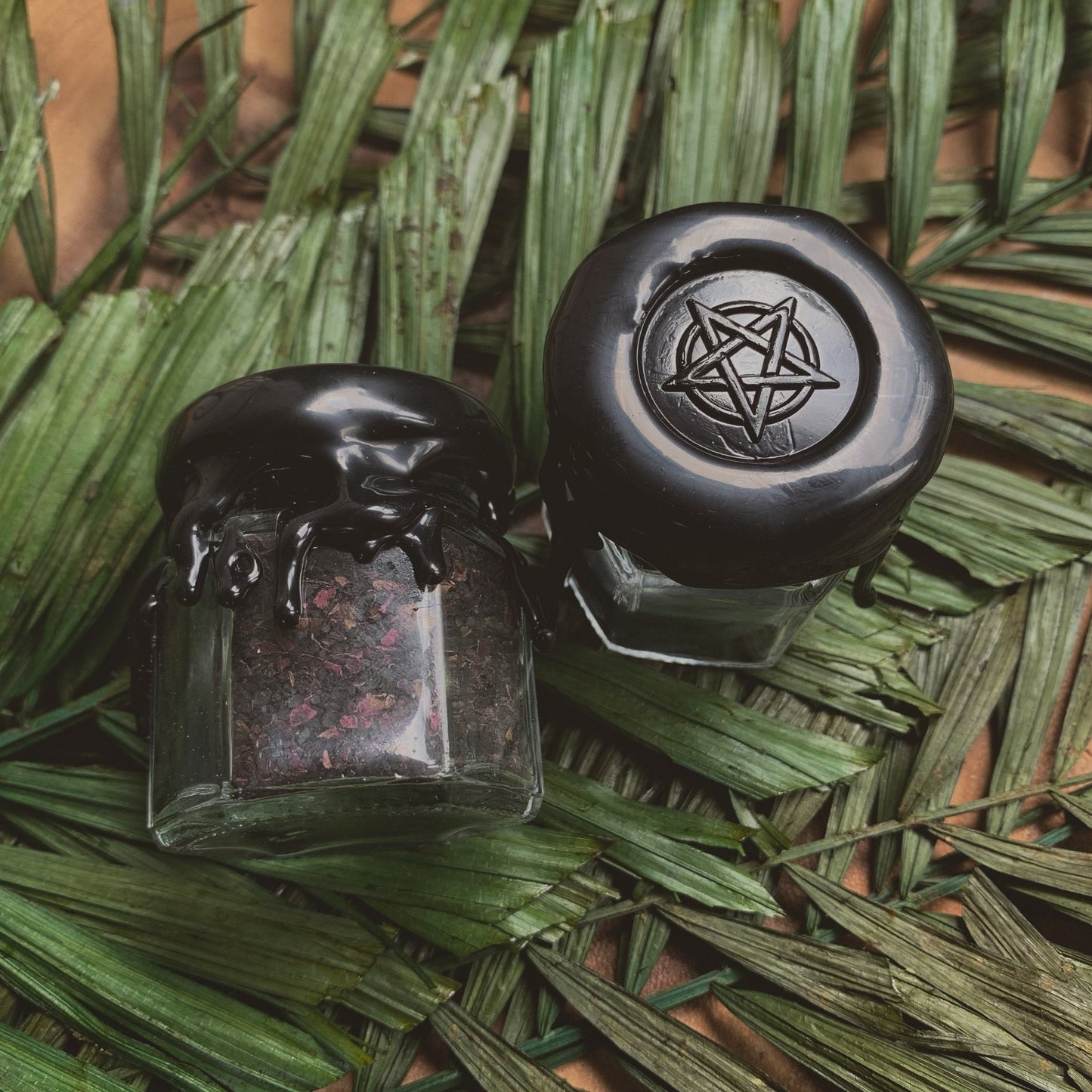 Witch's Black Salt | Warding, Banishing + Protection | Handmade Small Batch